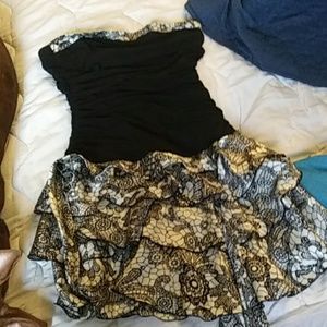 tight fitting silk cocktail dress